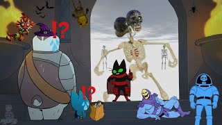 Mao Mao Door Surprise Part 2 Halloween Edition Siren Head Skeleton Skeletor Skelly Piggy