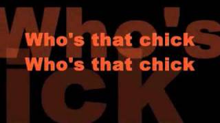 Rihanna - Who's that chick Lyrics Resimi