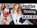 How to be more POSITIVE & HAPPY | Positive Thinking Hacks