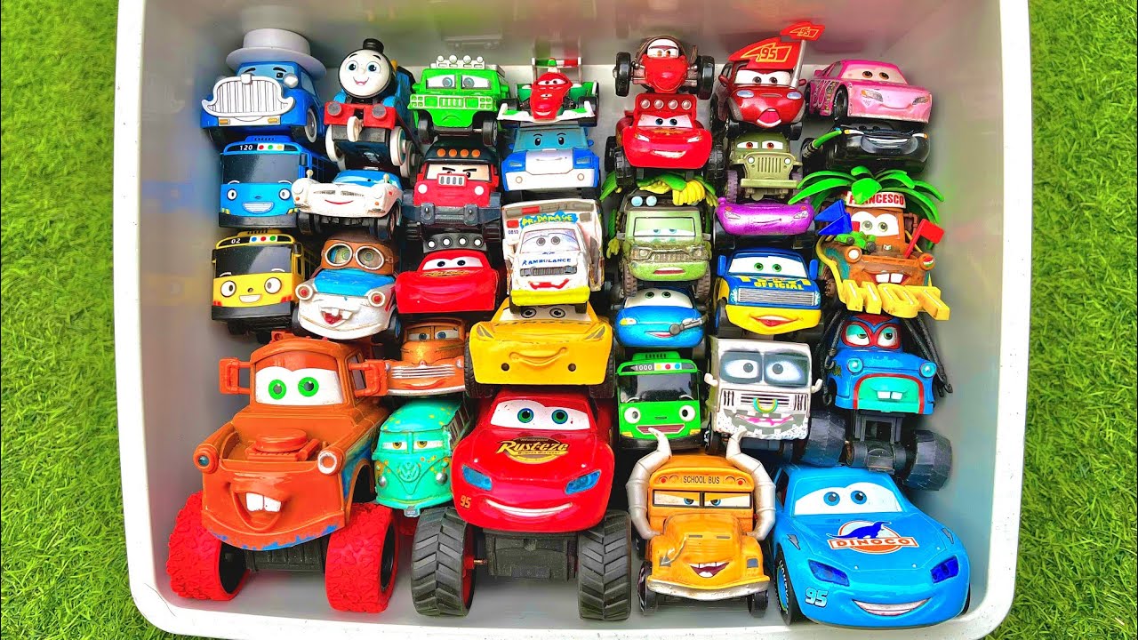 Disney Pixar Cars Unboxing Review | Lightning Mcqueen, Tow Mater, Doc Hudson, Sally Carrera, Cruz