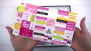 color fresh journal kit unboxing