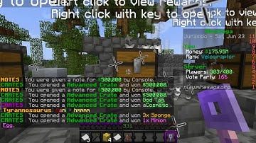 MASSIVE OPENING! 4 Stacks Of DP Keys, 10 June Crates, tons of keys. MineSaga Jurassic Realm (EP05)