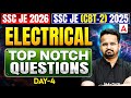 SSC JE 2026 | SSC JE CBT-2 2025 | Electrical Top Notch Questions Day-4 | Exam Special By Ashish Sir