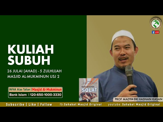 Ustaz Dr Hasnan Kasan - Mari Mendirikan Solat class=