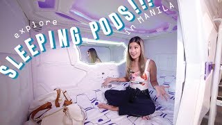 SLEEPING PODS IN MANILA?! The Future is HERE! | Janeena Chan