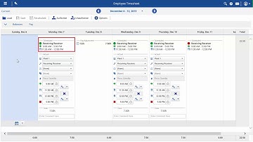 Dayforce: Reviewing your timeheet