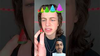 Big Small Giant Rainbow  Watermelon  ‎⁨@LukeDidThat⁩ #asmrsounds #mukbang #watermelon