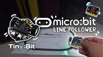 Micro:bit Tutorial - Line Follower using Tiny:bit Robot