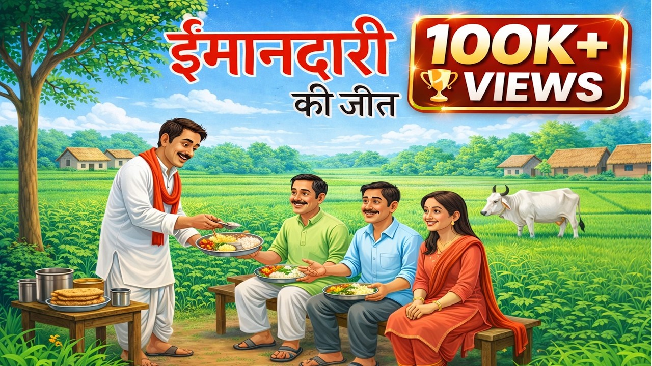 ईमानदारी की जीत  | Hindi Story | Hindi Kahaniya | Moral Stories | cartoon story | Neeti Tales