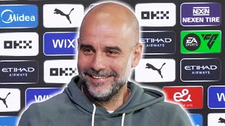 'SQUEAKY BUM TIME?!' 💩💨 | HILARIOUS MOMENT Pep is told about Sir Alex quote | Pep Guardiola EMBARGO