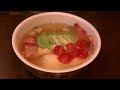 (簡単ラーメン）アボカドチーズの塩ら～めんの作り方