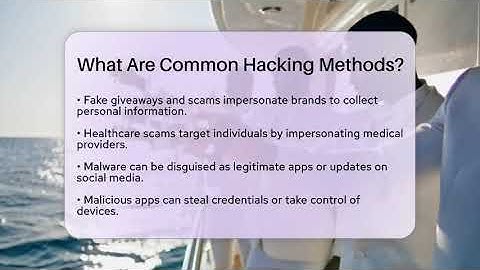 What Are Common Hacking Methods? - Everyday-Networking