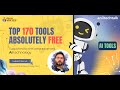 🔥 170 Free AI Tools You Need in 2025! | Boost Productivity &amp; Creativity 🚀
