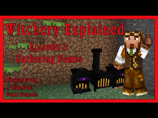 Surviving with Witchery #1 - Starting basics, Witche's Cauldron and Oven 