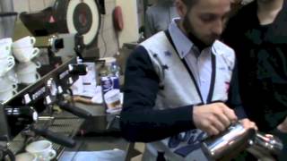 Christos Loukakis World Latte Art Champion 2011 Training Part 2