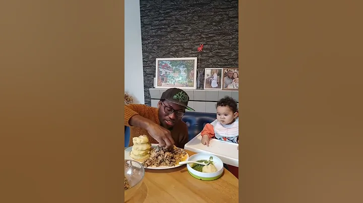 BRITISH TRY NIGERIAN FOOD |FUFU AND EGUSI MUKBANG |AFRICAN FOOD MUKBANG |FUFU MUKBANG |#SHORTS |BETA