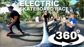 360 Electric Skateboard Crash