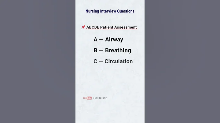 Nursing interview questions 2025 with answers / nursing interview questions #shorts