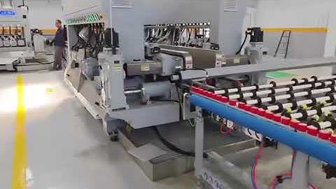 Hiseng Glass Straight Line Double Edger Line HSDN(L Type)Production Line Video