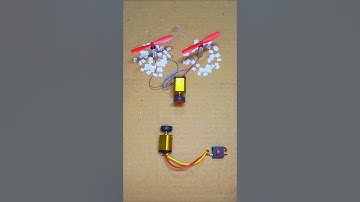 Mini Dynamo Generator Power Transfer In Drone Motor ° DC Motor #dcmotor #tech #shorts #youtubeshorts