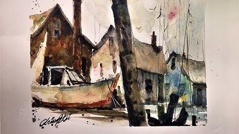 Watercolour Seascape Painting A La Prima- with Chris Petri