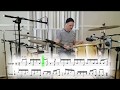 Drum lesson #1 - Learn to play the Steely Dan "Aja" drum solo by Steve Gadd