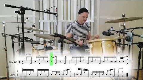 Drum lesson #1 - Learn to play the Steely Dan "Aja" drum solo by Steve Gadd