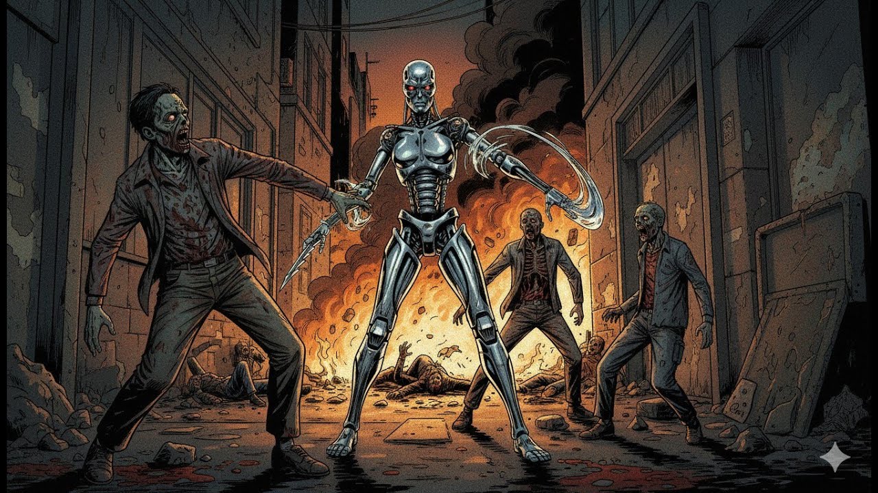 The Terminator T-X Enters Resident Evil?