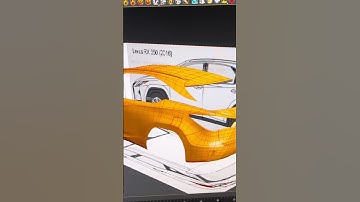3D modelling 🚘 part 2 3Ds max Corona Render #3d #3dmodeling #car #lexus #music #render #trending
