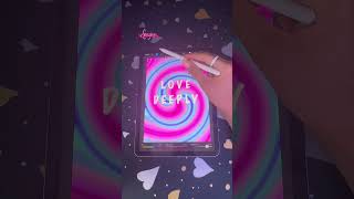 Making this background with text quotes on Procreate ❤️ #digitalart #artist #quote #tutorial screenshot 4