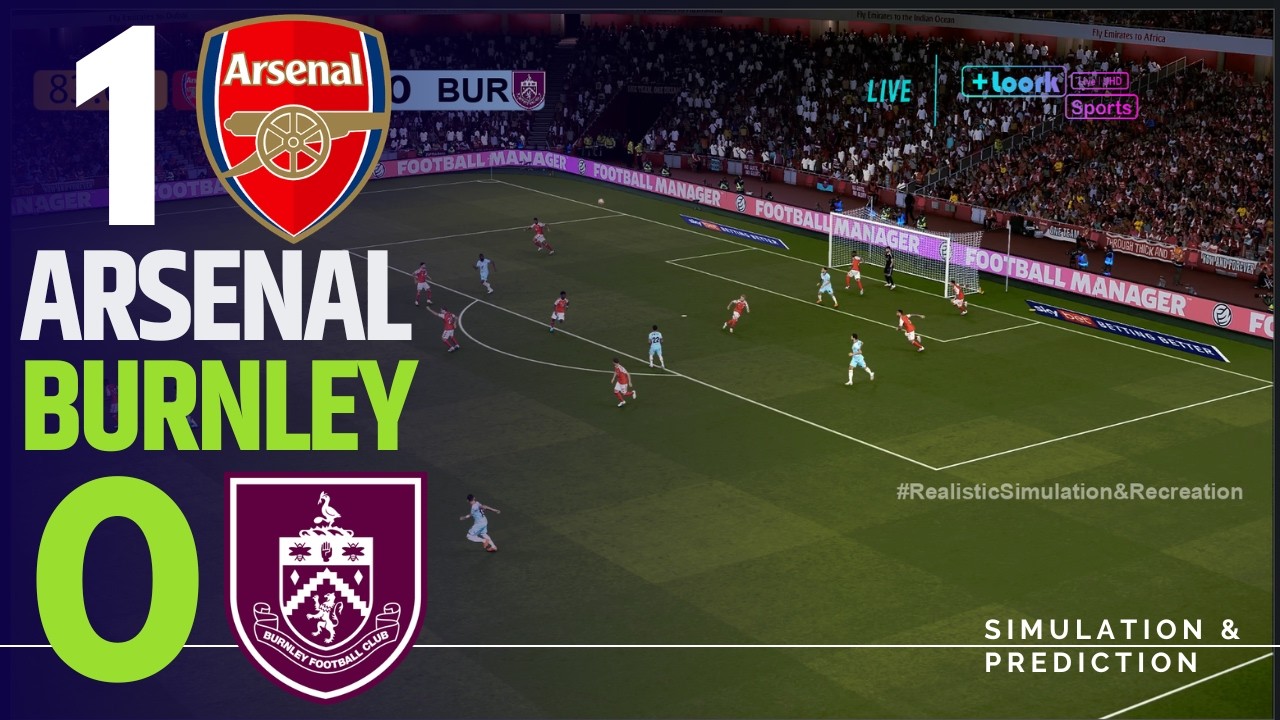 ⚽ Arsenal 1 vs 0 Burnley: Match Highlights | Premier League 25-26  Simulation/Recreation