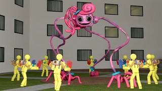 MOMMY LONG LEGS was surrounded, but something went wrong, she attacked the players (Garry's Mod)