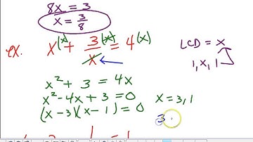6.6 Rational Equations