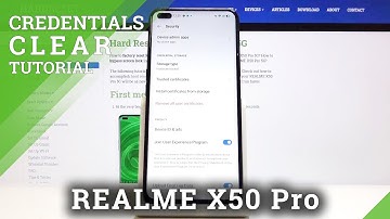 How to Clear Credentials in Realme X50 Pro- Delete All Licenses