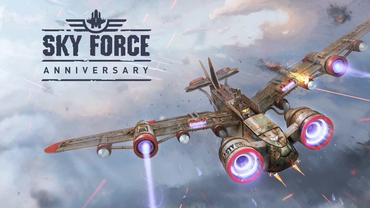 Sky Force Anniversary прохождение часть 1 на Русском (PS4 PRO)