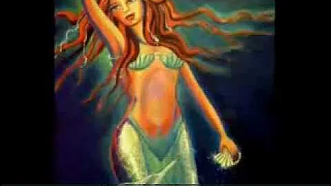 Mermaid paintings by Susan Rodio