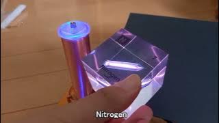 Noble gas luminescence experiments