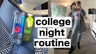 HEALTHY & PRODUCTIVE COLLEGE NIGHT ROUTINE | work outs, homework & healthy eating | Kenzie Elizabeth