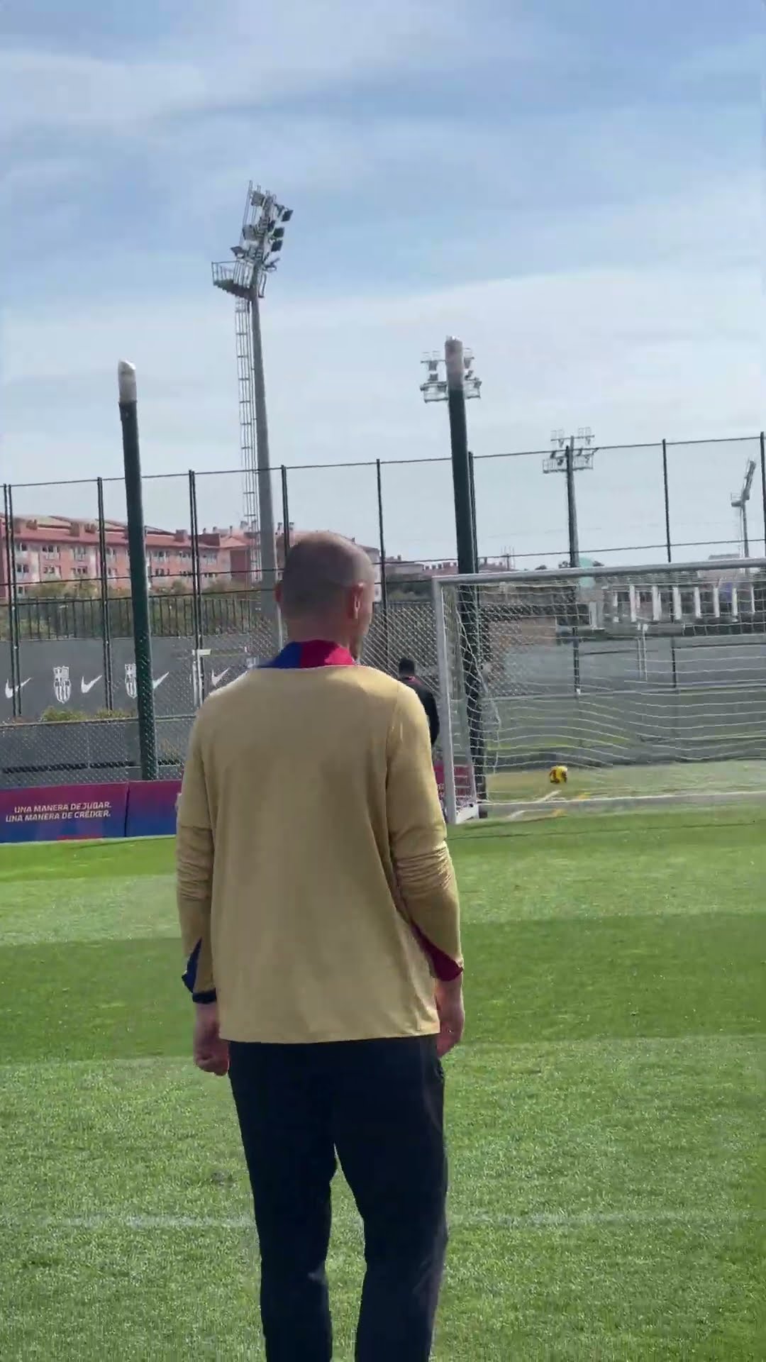 Shooting fireballs ☄️ #fcbarcelona #shorts