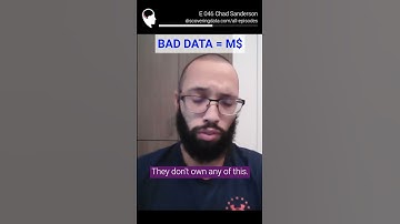 Bad data equals millions of dollars #shorts #discoveringdata E046 with Chad Sanderson