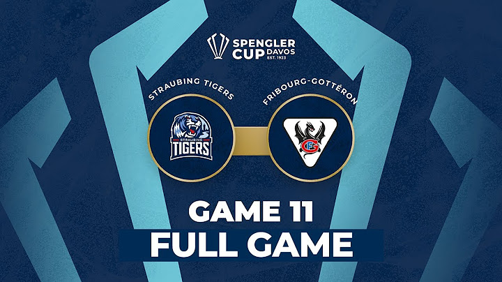 Full Game | Straubing Tigers vs. Fribourg-Gottéron | Game 11 | Spengler Cup Davos 2024
