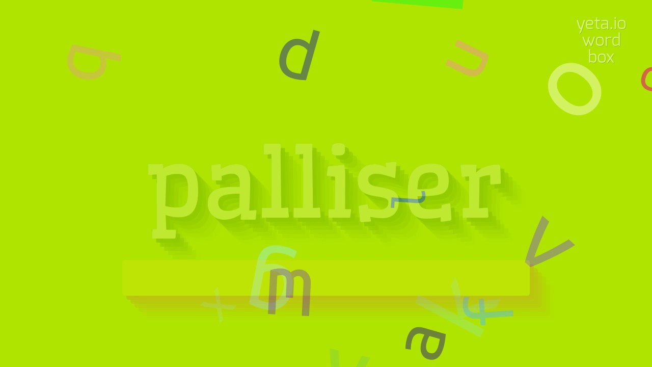 How to say "palliser"! (High Quality Voices) YouTube
