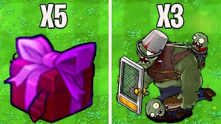 Who Wins? - 5 Friendly Zombie Boxes Vs 3 Big Gargantuar Zombie - PvZ 1 Hybrid Challenges