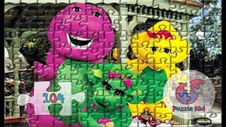 Barney & Friends Green Jigsaw Puzzle For Children - Puzzle Kid