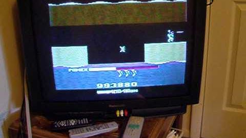 HERO on Atari 2600 --- played to the end of the game.