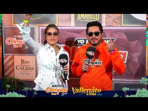 Karen Lizarazo llegó de blanco y tiene una sorpresa en el Festival Vallenato