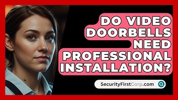 Do Video Doorbells Need Professional Installation? - SecurityFirstCorp.com