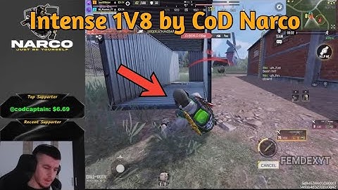 Insane 1v8 door CoD Narco en Phantom Call of Duty: Mobile