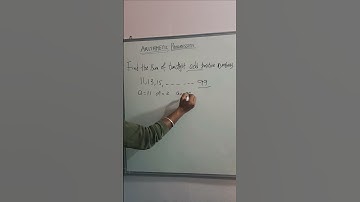 Sum of two digits odd numbers #shorts