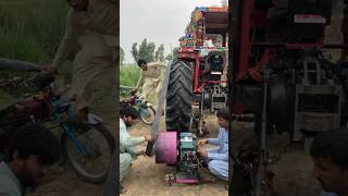 Diesel Engine Starting Tractor Help Experiment